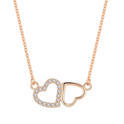YASVITTI Giorno di San Valentino Regalo Collare di lusso 925 Sterling Silver Moda Classica Donne Collare di Cuore Gioielli