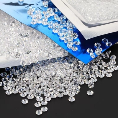 1000pcs/pack 5A Melee White CZ Stone Loose Cubic Zirconia per gioielli femminili Moissanite