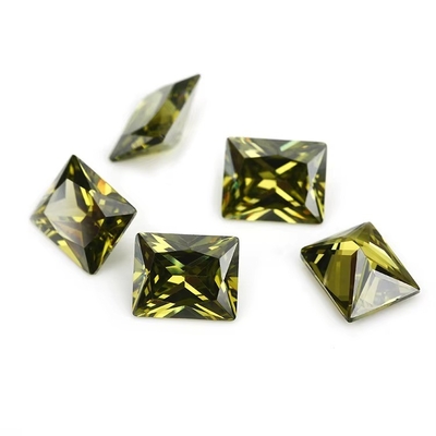 Fabbrica all'ingrosso Gemstone colore Moissanite rettangolo 3A 5A Libero Cubico Zirconia pietre 4ct Per Moissanite Anello