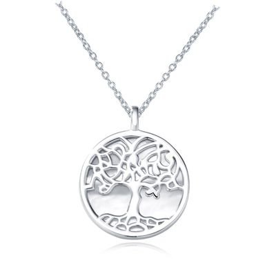 0.6in PVD che placcano Sterling Silver Jewelry Necklaces collana della CZ da 10 grammi