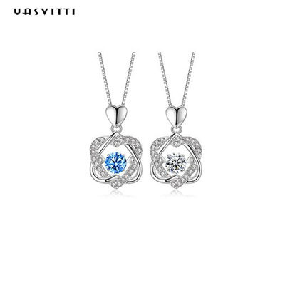 collana aguzza della stella del cuore sei di 1.2x2cm 2.2g Sterling Silver Jewelry Necklaces S925