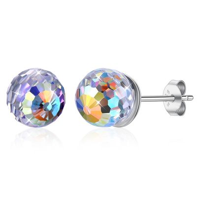 0.6X0.6cm 0,9 SGS dell'orecchino dello snodo di Sterling Silver Jewelry Earrings Birthstone di grammo