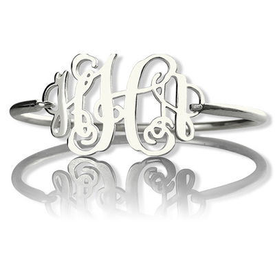 1,25» braccialetti su ordinazione dell'argento 0.03lb hanno personalizzato lo SGS dei braccialetti di nome