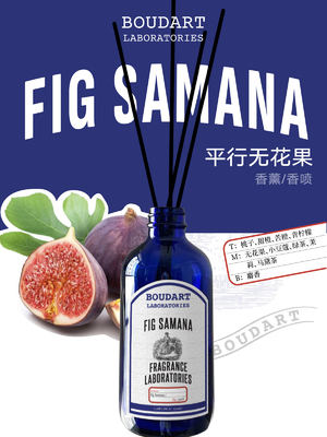 FIG SAMANA Reed Diffuser Aroma Rattan Sticks in stile di design elegante con note di pesca