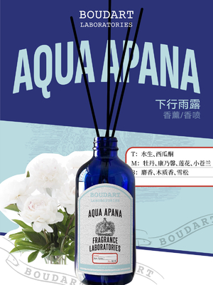 AQUA APANA Reed Diffuser Perfume Glass Bottle Essential Oil Aroma Rattan Sticks per la decorazione domestica