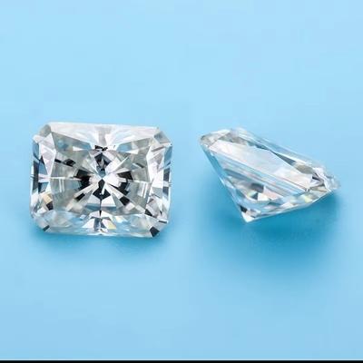 Bianco Gioielli Chiari Colore Moissanite Arrow Heart Radiante Anelli Tagliati