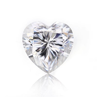 Gioielli Moissanite al dettaglio Diamante a forma di cuore 1ct per anelli