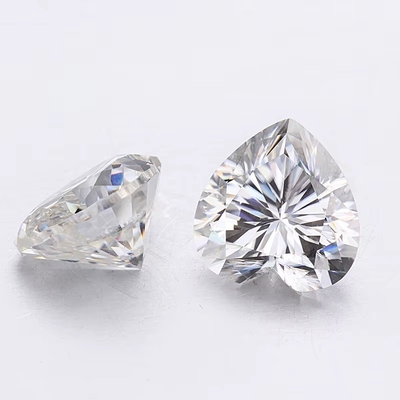 Gioielli Moissanite al dettaglio Diamante a forma di cuore 1ct per anelli