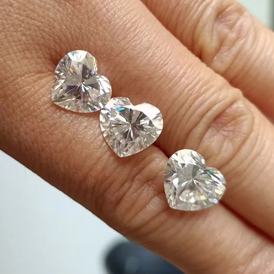Gioielli Moissanite al dettaglio Diamante a forma di cuore 1ct per anelli