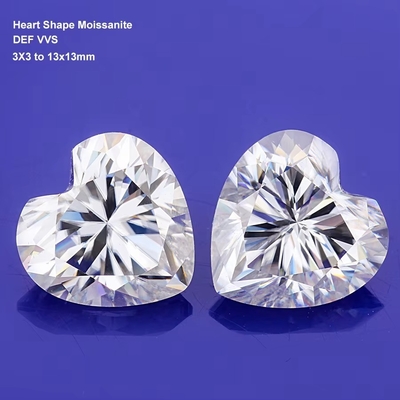 Gioielli Moissanite al dettaglio Diamante a forma di cuore 1ct per anelli