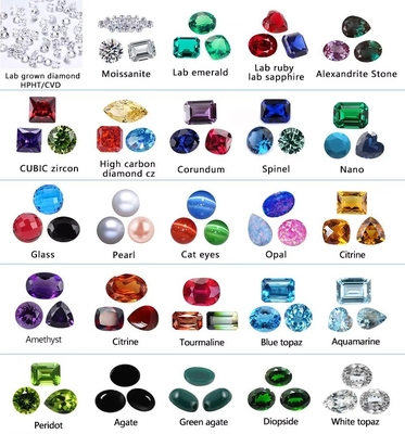 DEF incolore Colore Moissanite Gioielleria Pietra Tagliata Libera Per Tenis Braccialetti Anelli