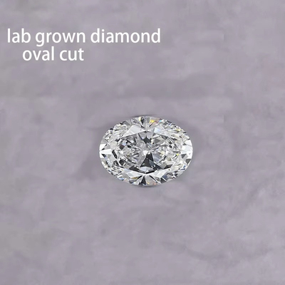 Grande dimensione 5ct Ovale taglio CVD E F VS1 VS2 IGI Laboratorio cresciuto diamanti liberi all'ingrosso