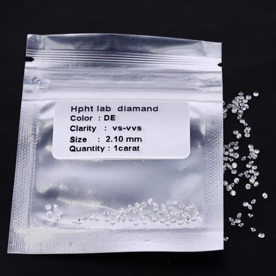 Princess Cut 1.4*1.4-4*4mm Melee HPHT DEF VS Quadrato Laboratorio Creato Diamanti Moissanite