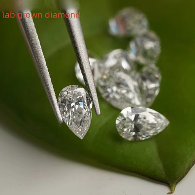 Diamanti coltivati in laboratorio per gioielli, pendenti, braccialetti, orecchini, pere tagliati, pietre molli.