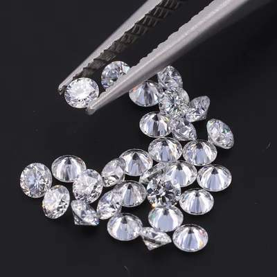 0.8-3.3mm Rotondo Taglio brillante Diamante fatto da uomo Moissanite DEF VVS VS Diamante coltivato in laboratorio