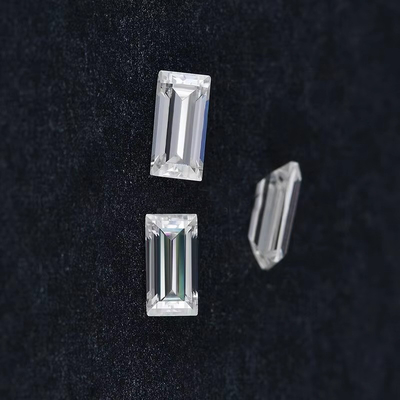Flawless Melee Moissanite Baguette Cut Loose D Color Vvs1 Moissanite Diamond