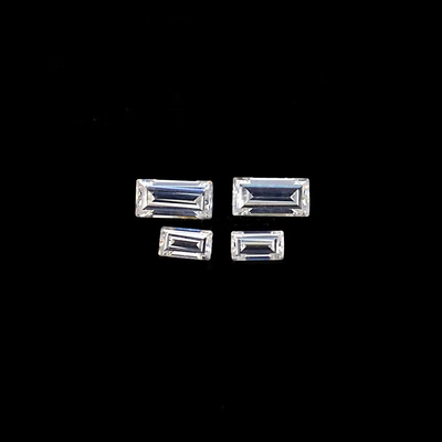 Flawless Melee Moissanite Baguette Cut Loose D Color Vvs1 Moissanite Diamond