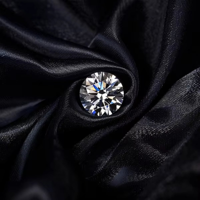 5mm-20mm VVS1 Bianco rotondo tagliato all'aria libera Moissanite Pietra Trattata a calore per orecchini