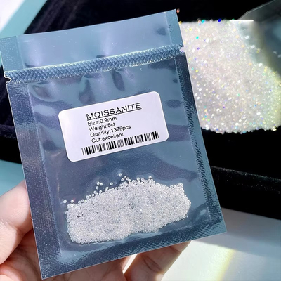 Sintetico GRA VVS Melee Moissanite Rotonda Brillante Taglio Libero Gemme Moissanite Diamante