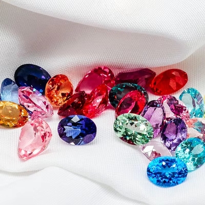 Colore 6*8mm Ovale Taglio in laboratorio Cresciuto Diamante 22 Multi Colore 1,5ct Zaffiro Rubino Smeraldo Gemma libera