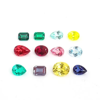 Taglio ovale brillante 6*8mm certificato laboratorio coltivato Moissanite a colori sciolti per gioielli da donna