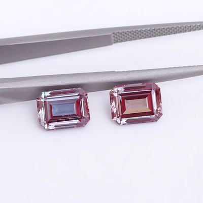 Taglio ovale brillante 6*8mm certificato laboratorio coltivato Moissanite a colori sciolti per gioielli da donna