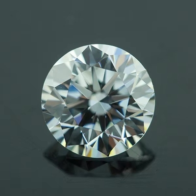 3A/5A Zirconia cubica pietre sciolte taglio brillante forma rotonda colore bianco 6mm 8mm gemma
