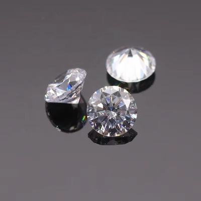 3A/5A Zirconia cubica pietre sciolte taglio brillante forma rotonda colore bianco 6mm 8mm gemma