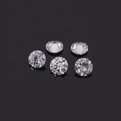 Piccole dimensioni facciate con perline sciolte Gemstone argento Moissanite Pendente per la progettazione di gioielli