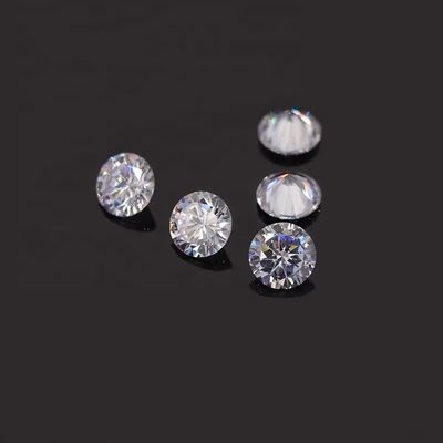 Piccole dimensioni facciate con perline sciolte Gemstone argento Moissanite Pendente per la progettazione di gioielli