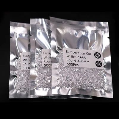 Piccole dimensioni facciate con perline sciolte Gemstone argento Moissanite Pendente per la progettazione di gioielli