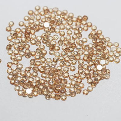 Rose Cut Cubic Zirconia moissanite Round Brilliant Cut Gemstone Trattamenti termici applicati
