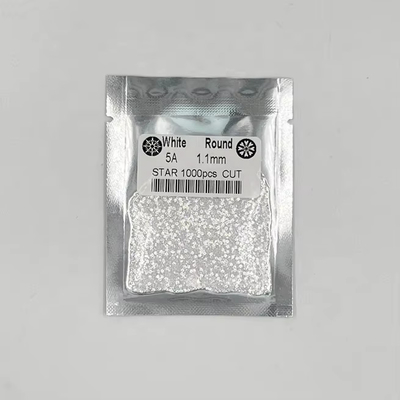 5A Qualità 1000pcs/bag 1mm - 3.0mm Gemme di pietra Bianco Cubo Zirconia Per Gioielli