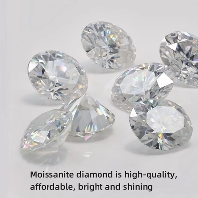Diamante di moissanite di taglio ovale e brillante 3*5mm-10*14mm Piccolo per la produzione di gioielli