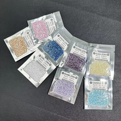 Anelli di fidanzamento ovali Moissanite Zirconia Colori di gemme sciolte Rotondo Zirconia cubica sintetica