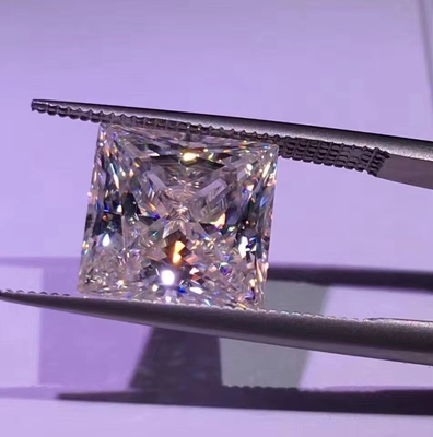 Princess Cut Vivid Yellow Mosanita VVS Loose Emerald Moissanite Diamond Moissanite anelli rosa Moissanite anello di promessa