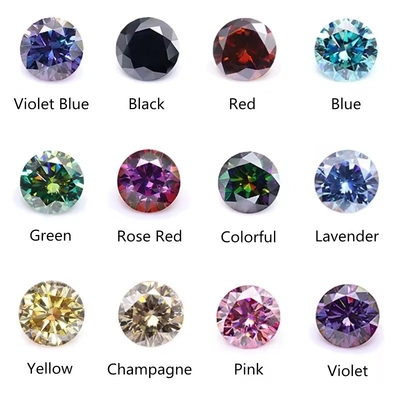 Princess Cut Vivid Yellow Mosanita VVS Loose Emerald Moissanite Diamond Moissanite anelli rosa Moissanite anello di promessa