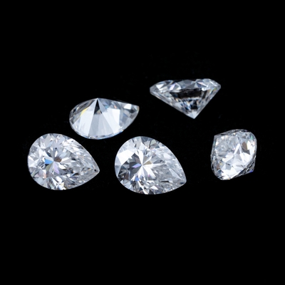 Princess Green Yellow Pink Moissanite Stone VVS Loose Cushion Mosanita Diamante rosso oro Moissanite anelli di fidanzamento