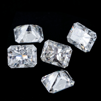 Princess Green Yellow Pink Moissanite Stone VVS Loose Cushion Mosanita Diamante rosso oro Moissanite anelli di fidanzamento