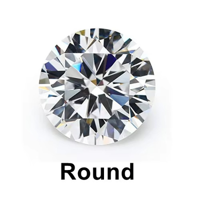 Anello ovale di moissanite Gemma sintetica rotonda Taglio brillante Charles VVS Mossanite sciolta Anelli di moissanite diamante 1 carato