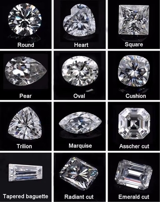 Produttori Pietra molle di moissanite all'ingrosso Diamante Test GRA diamante rotondo Pietra molle di moissanite per la fabbricazione di gioielli