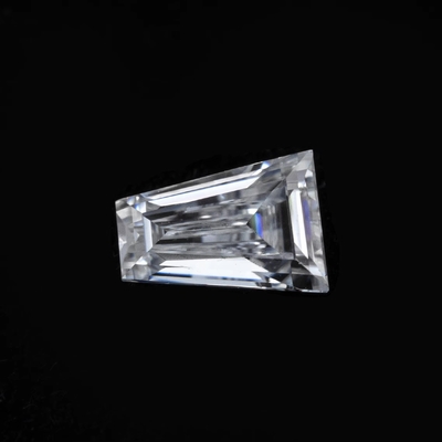 Moissanite solitaire ring Grosso Mossanite Gem Conical Baguette Cut Charles VVS Loose Moissanite Diamond gemma
