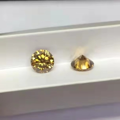 Laboratorio all'ingrosso creato bianco giallo rosso rosa nero blu diamante rotondo brillante taglio sciolto moissanite per gioielli