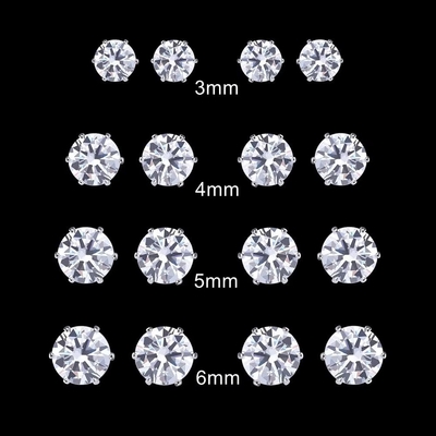 Laboratorio all'ingrosso creato bianco giallo rosso rosa nero blu diamante rotondo brillante taglio sciolto moissanite per gioielli