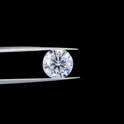 Pietra preziosa di forma ovale 2-10ct Bianca rotonda tagliata libera Moissanite per anelli di fidanzamento
