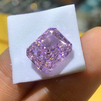 Bianco Giallo Moissanite Gem Radiante Taglio GRA VVS Loose Mosanite Diamante Per Anello d'oro