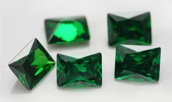 Fabbrica all'ingrosso Gemstone colore Moissanite rettangolo 3A 5A Libero Cubico Zirconia pietre 4ct Per Moissanite Anello