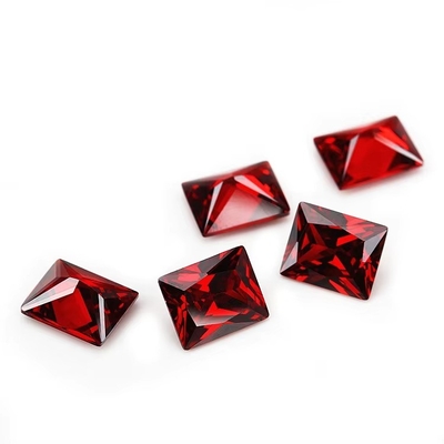 Fabbrica all'ingrosso Gemstone colore Moissanite rettangolo 3A 5A Libero Cubico Zirconia pietre 4ct Per Moissanite Anello