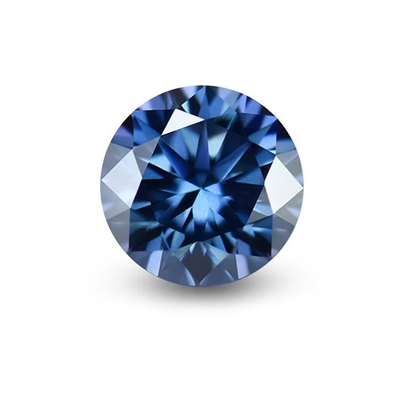 Al dettaglio GRA Moissanite Grigio Rosa Giallo Champagne Blu Verde Rotondo Moissanite a taglio libero diamante per la produzione di gioielli