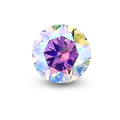 Al dettaglio GRA Moissanite Grigio Rosa Giallo Champagne Blu Verde Rotondo Moissanite a taglio libero diamante per la produzione di gioielli